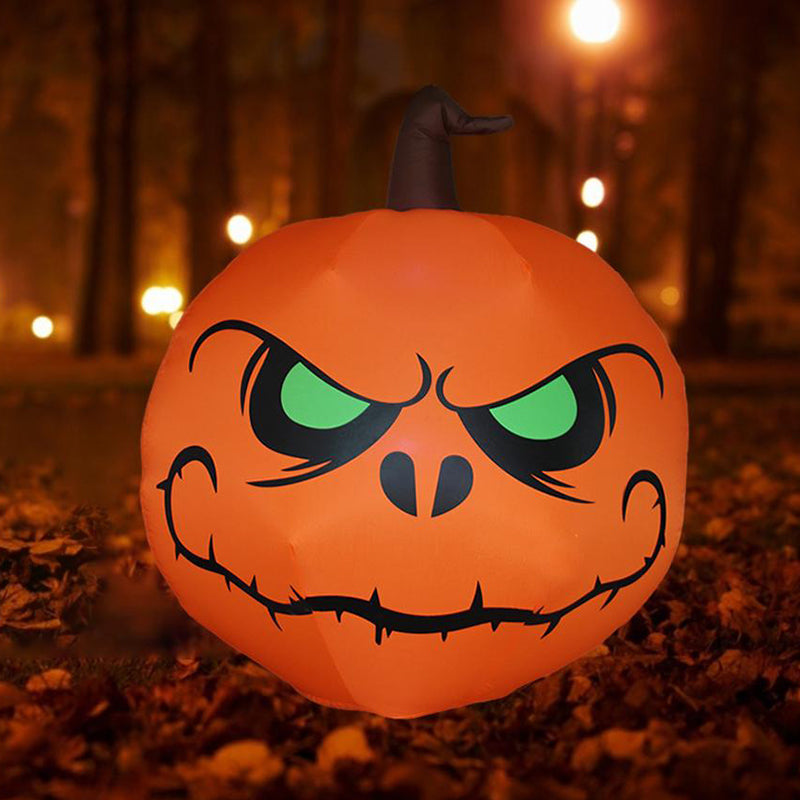 Large Halloween Inflatable Pumpkin Light