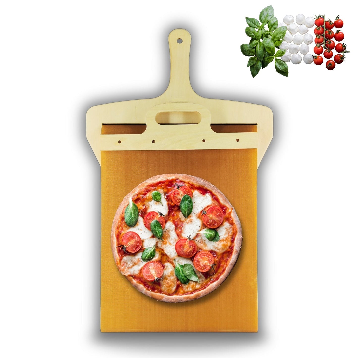 Premium Sliding Pizza PeelHerramienta esencial para hornear de cocina‍