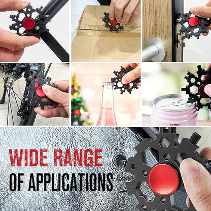 Fingertip Gyro Multifuncional Snowflake Wrench