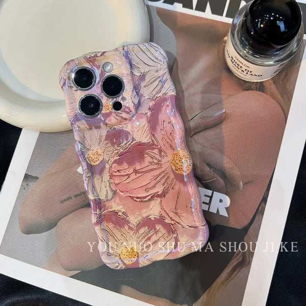 Colorful Oil Painting Exquisite Case for iPhone