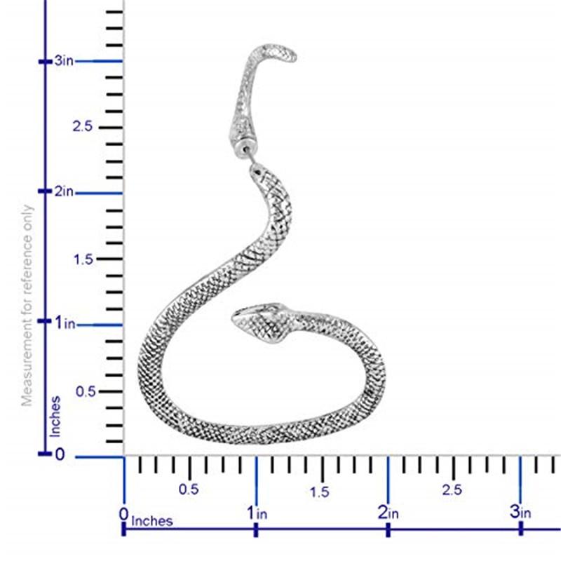 Exprese su personalidad-Pendientes en forma de serpiente (2 CP)