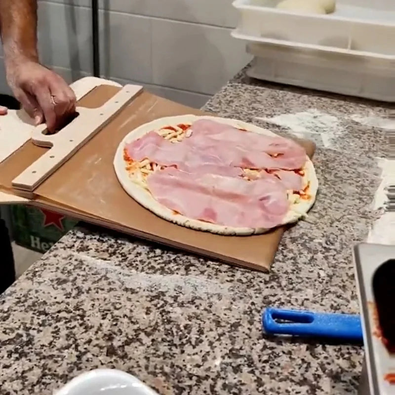 Premium Sliding Pizza PeelHerramienta esencial para hornear de cocina‍