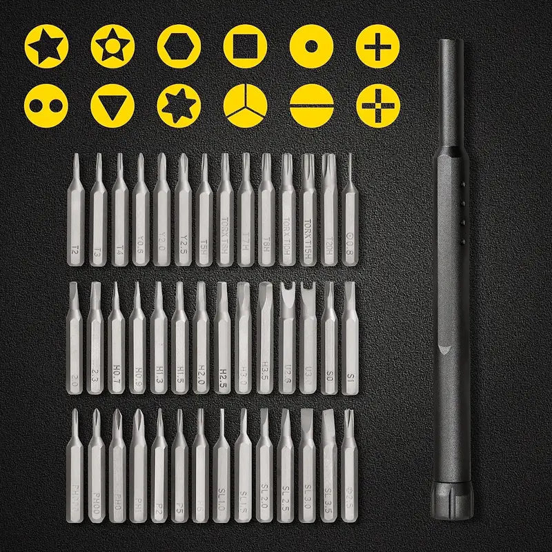45-IN-1 PRECISION SCREWDRIVER SET WITH PUSH EJECT