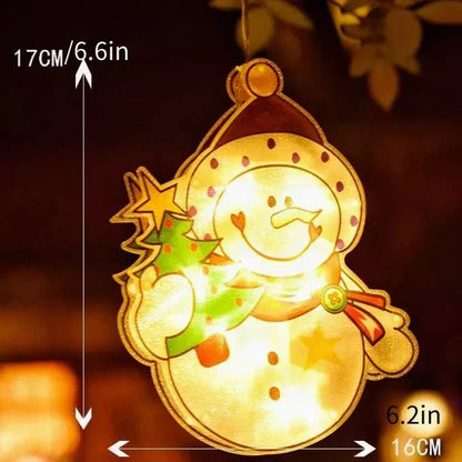 ⛄Pre-venta de Navidad2023 luces colgantes de ventana de Navidad