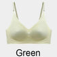 Breathable ice silk soft support latex wireless bra