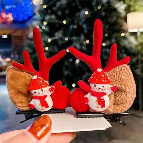 Venta caliente de NavidadPinza de pelo de Navidad Reno Antlers