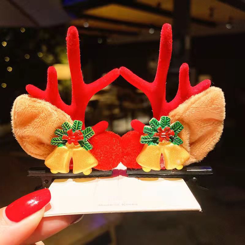 Venta caliente de NavidadPinza de pelo de Navidad Reno Antlers