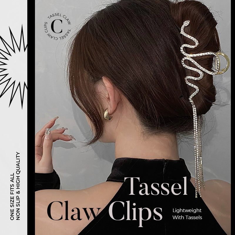 Tassel Claw Hair Clips