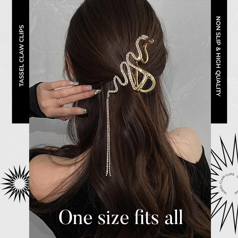 Tassel Claw Hair Clips