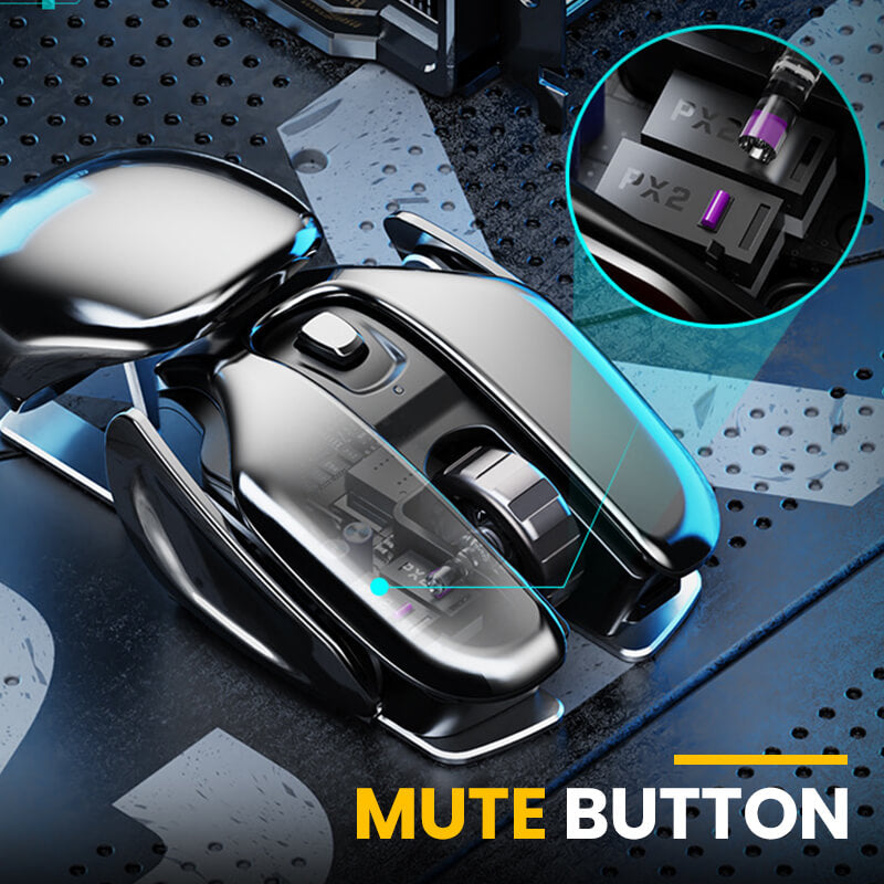 ✨2023 Nueva venta caliente 50% de descuento en ergonomía inalámbrica Mouse de✨metal