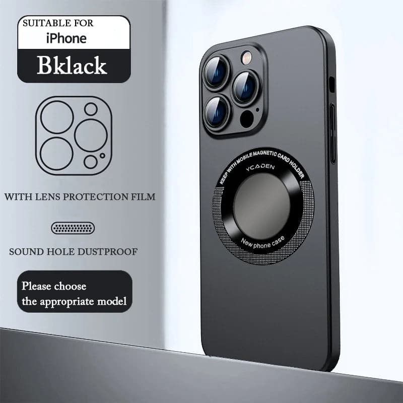 2023 New magnetic anti-dust leak mesh iPhone case