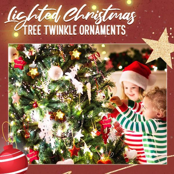 Lighted Christmas Tree Twinkle Ornaments