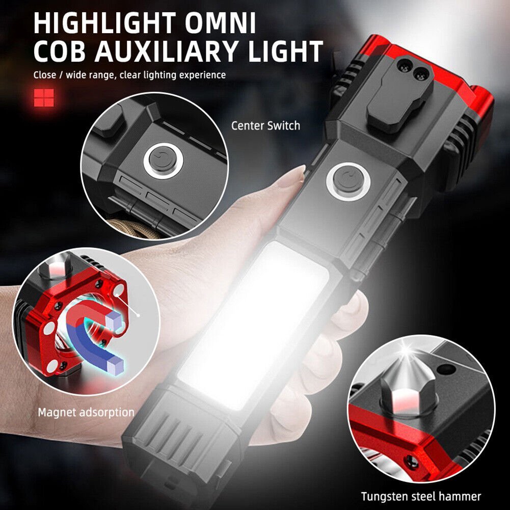 Super Bright Rechargeable LED Handheld Flashlight