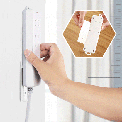 (Last Day Promotion-63%OFF)Adhesive Punch-free Socket Holder(Buy 4 get 6 Free)
