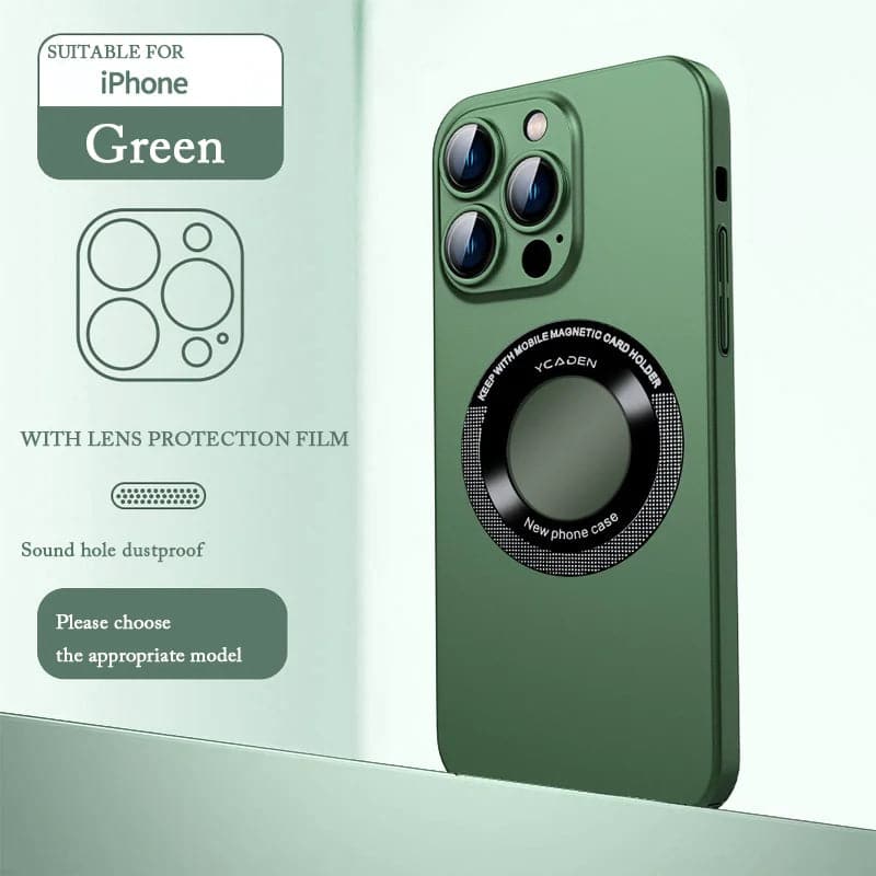 2023 Nueva funda magnética de malla antifugas de polvo para iPhone