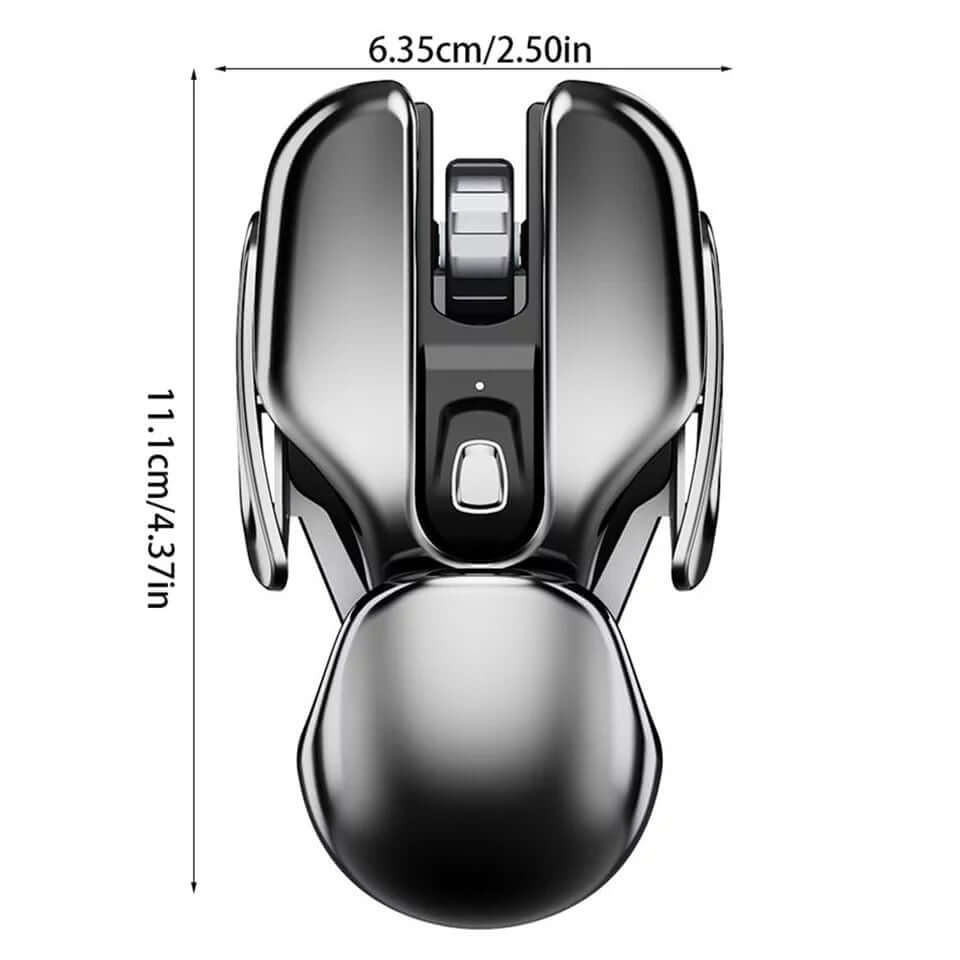 ✨2023 Nueva venta caliente 50% de descuento en ergonomía inalámbrica Mouse de✨metal