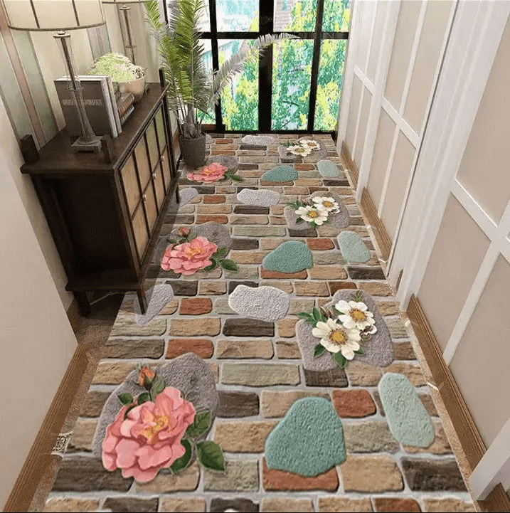 Floral Floor Cuttable 3D Mat