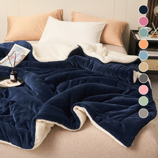 🎄🎅Winter gift🎁 - Thick Double Layer Plush Blanket