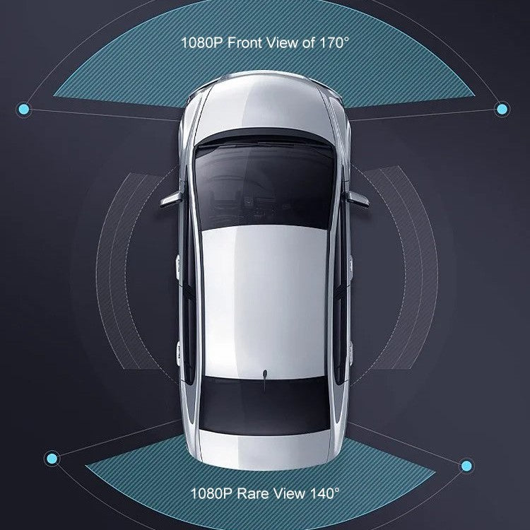 Cámara ultra delgada de la grabación del coche de HD