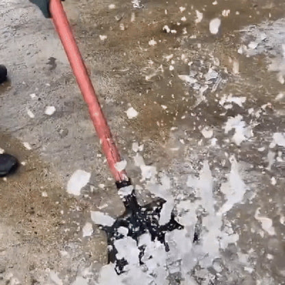 Tough Steel Shovel for Ice Removal & Digging