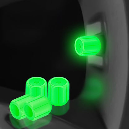Glow-in-the-Dark Tire Valve Stems - Unique Auto Accessory