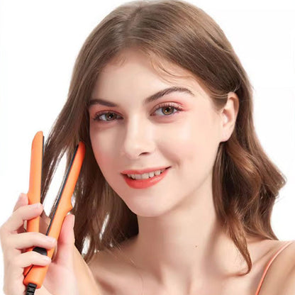 💃Curling Hair Artifact🌹2-in-1 Mini Curling Wand & Flat Iron Hair Straightener